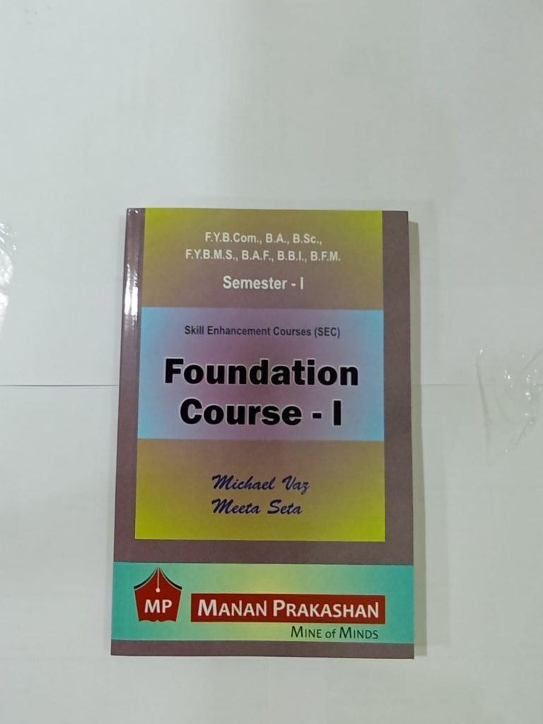 Buy Foundation Coures- 1 F.Y.B.COM .B.A., BSc., F.Y.B.M.S., .B.B.I., B ...