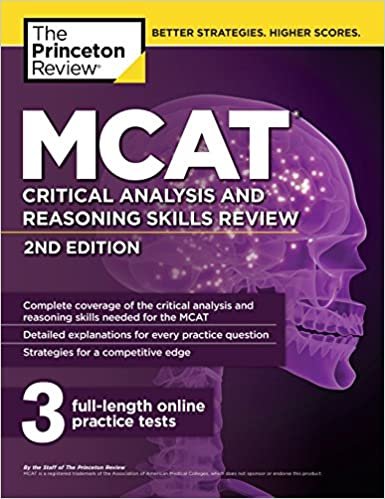 Buy MCAT Critical Analysis and Reasoning Skills Review Book Online from