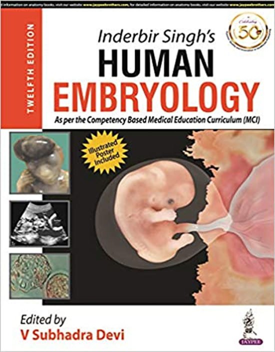 Buy Inderbir Singh’s HUMAN EMBRYOLOGY Book Online from Whats in Your Story